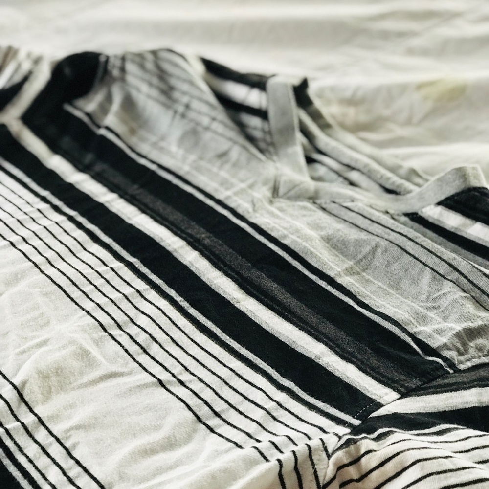Striped Vneck
